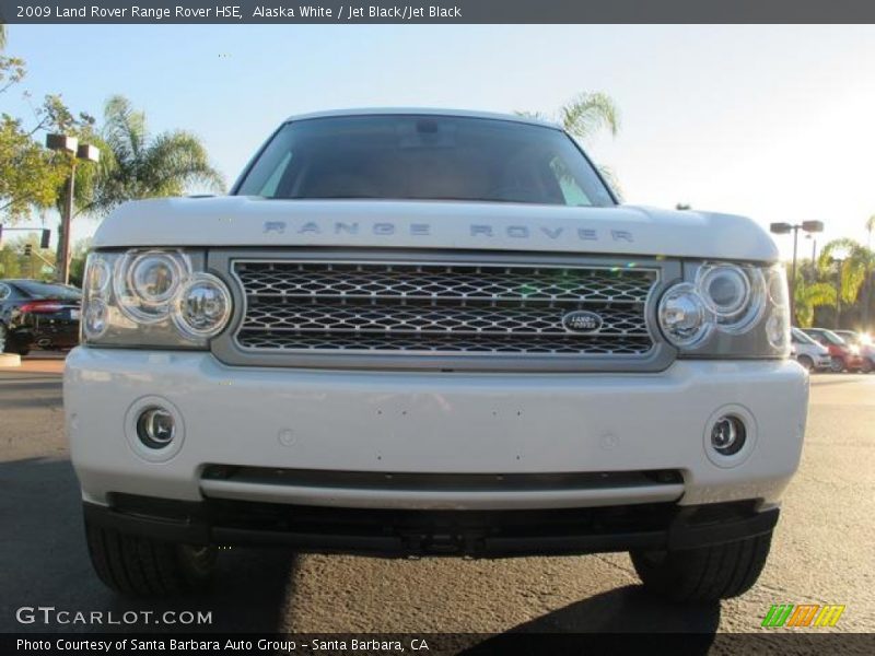 Alaska White / Jet Black/Jet Black 2009 Land Rover Range Rover HSE