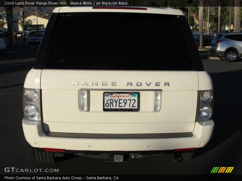 Alaska White / Jet Black/Jet Black 2009 Land Rover Range Rover HSE