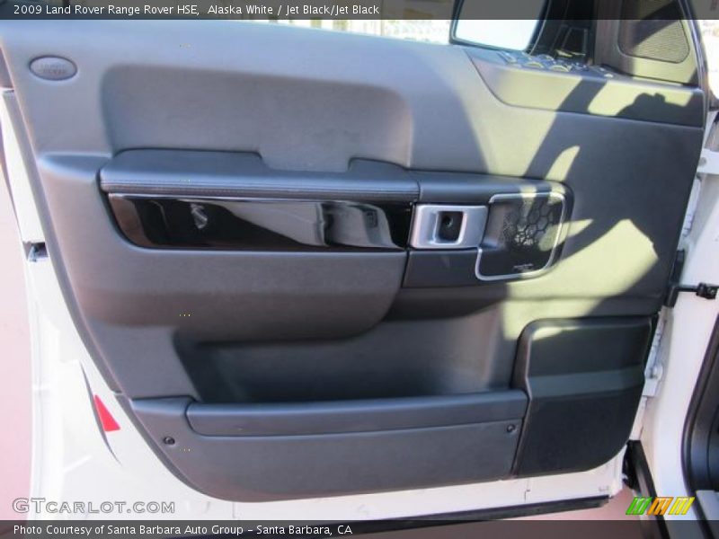 Alaska White / Jet Black/Jet Black 2009 Land Rover Range Rover HSE