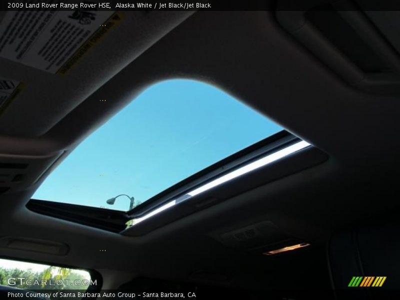 Alaska White / Jet Black/Jet Black 2009 Land Rover Range Rover HSE