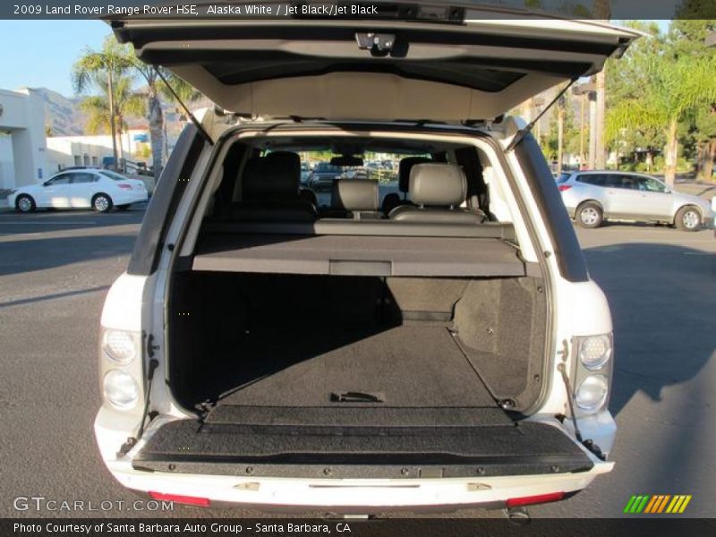 Alaska White / Jet Black/Jet Black 2009 Land Rover Range Rover HSE