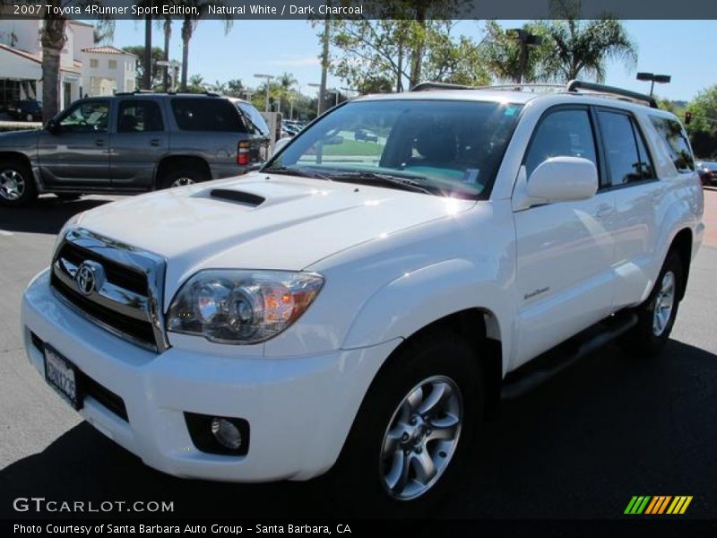 Natural White / Dark Charcoal 2007 Toyota 4Runner Sport Edition