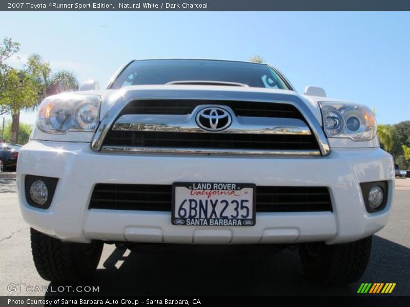 Natural White / Dark Charcoal 2007 Toyota 4Runner Sport Edition