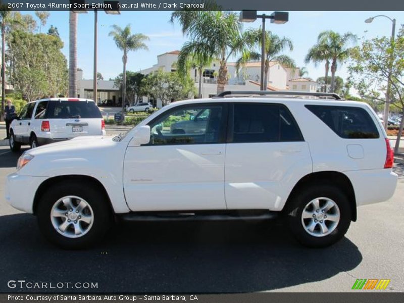 Natural White / Dark Charcoal 2007 Toyota 4Runner Sport Edition
