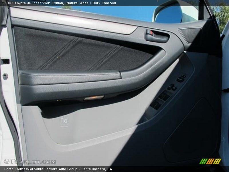 Natural White / Dark Charcoal 2007 Toyota 4Runner Sport Edition