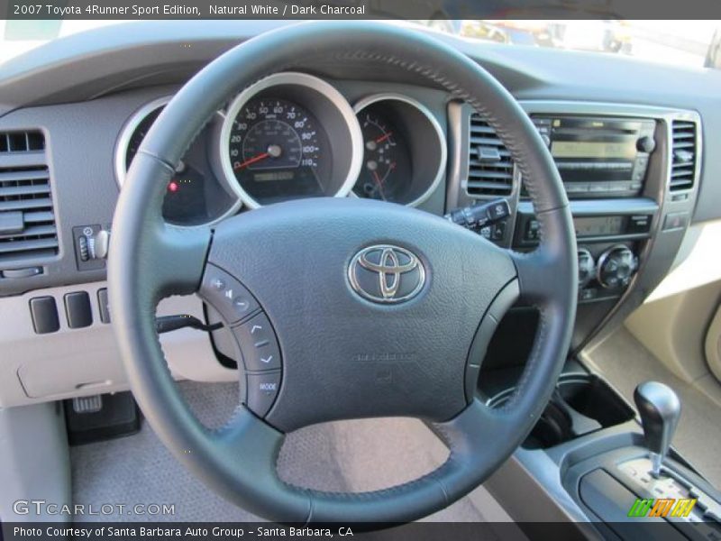 Natural White / Dark Charcoal 2007 Toyota 4Runner Sport Edition