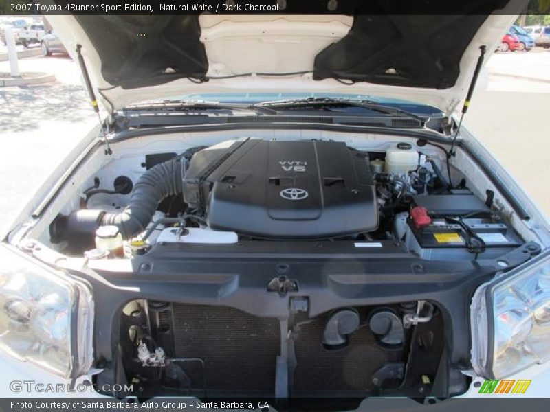 Natural White / Dark Charcoal 2007 Toyota 4Runner Sport Edition