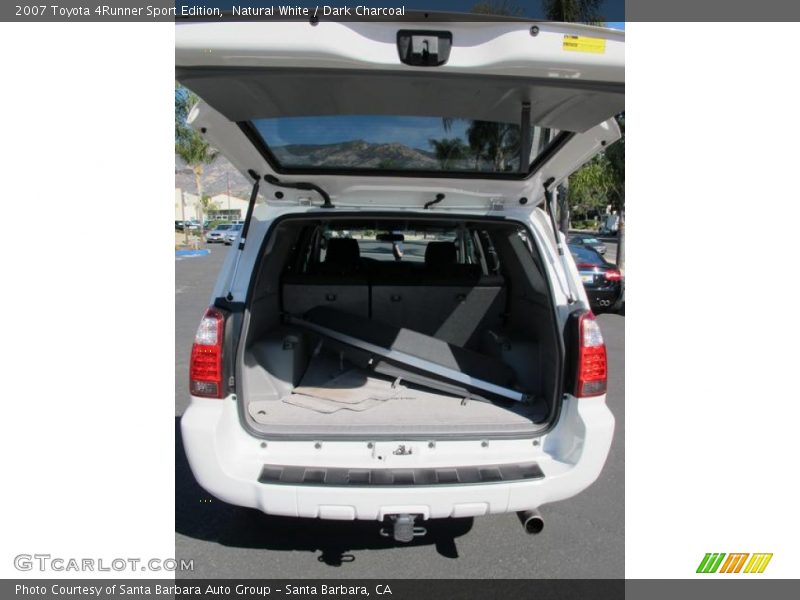 Natural White / Dark Charcoal 2007 Toyota 4Runner Sport Edition