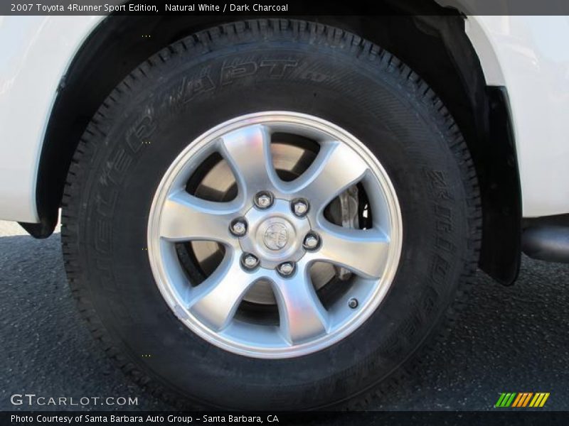 Natural White / Dark Charcoal 2007 Toyota 4Runner Sport Edition