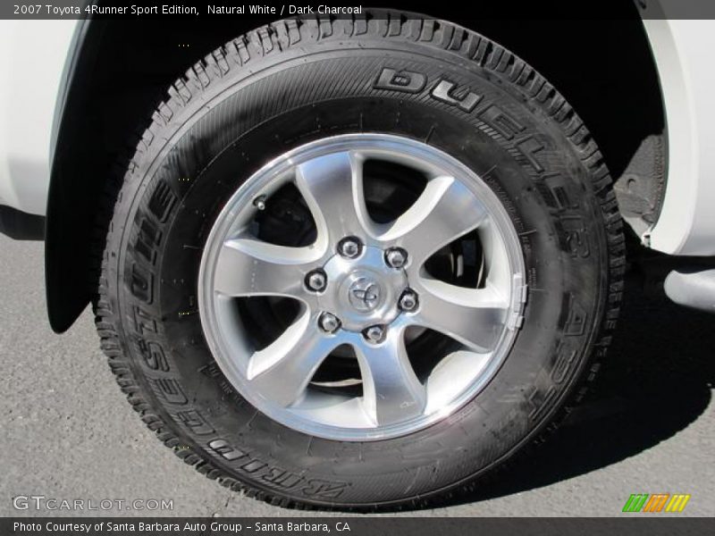 Natural White / Dark Charcoal 2007 Toyota 4Runner Sport Edition