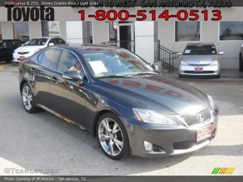 Smoky Granite Mica / Light Gray 2009 Lexus IS 250