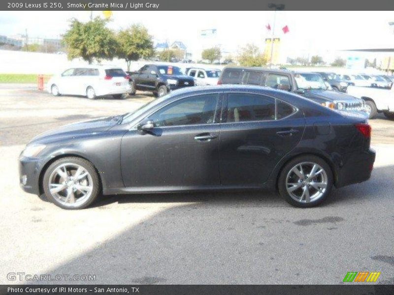 Smoky Granite Mica / Light Gray 2009 Lexus IS 250