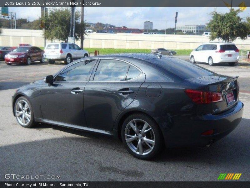 Smoky Granite Mica / Light Gray 2009 Lexus IS 250