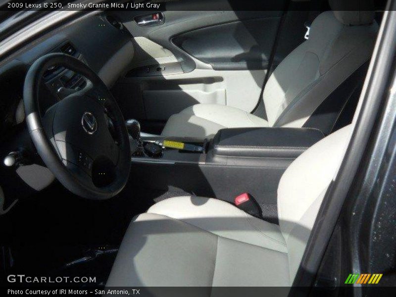 Smoky Granite Mica / Light Gray 2009 Lexus IS 250