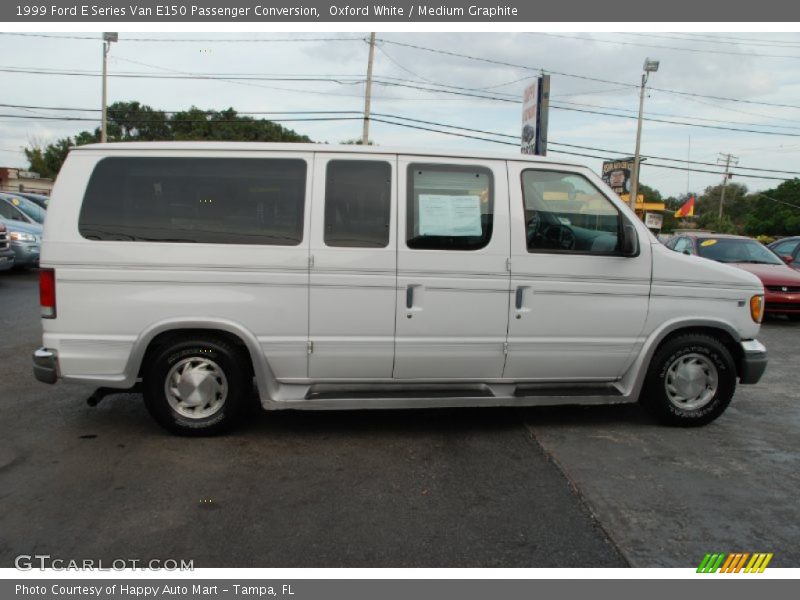 Oxford White / Medium Graphite 1999 Ford E Series Van E150 Passenger Conversion