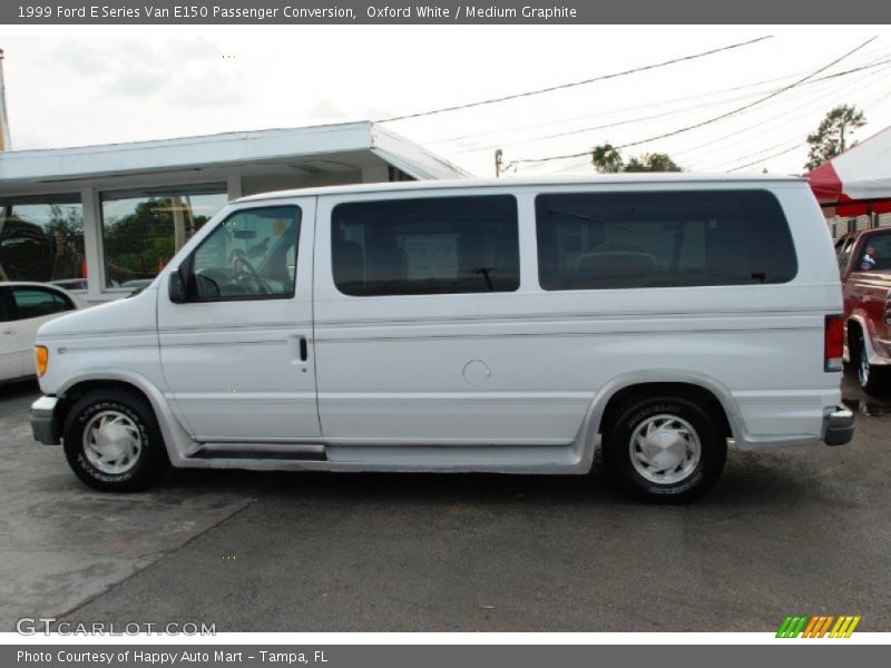 Oxford White / Medium Graphite 1999 Ford E Series Van E150 Passenger Conversion