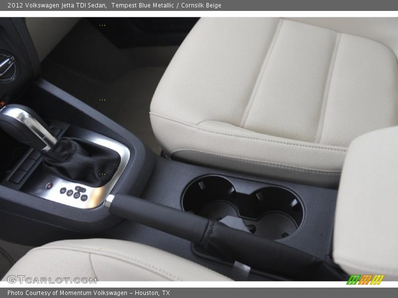 Tempest Blue Metallic / Cornsilk Beige 2012 Volkswagen Jetta TDI Sedan