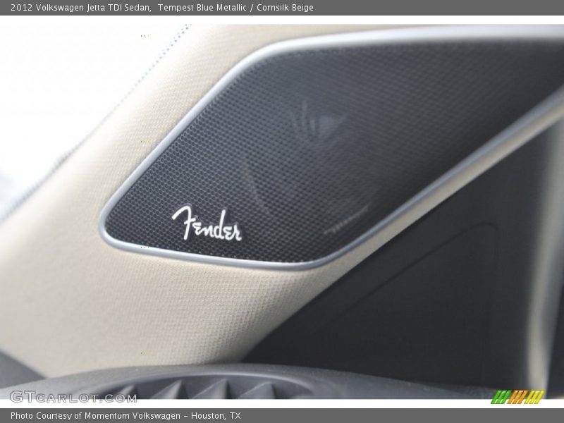 Tempest Blue Metallic / Cornsilk Beige 2012 Volkswagen Jetta TDI Sedan