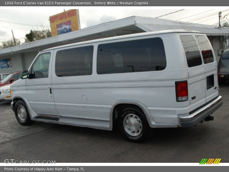 Oxford White / Medium Graphite 1999 Ford E Series Van E150 Passenger Conversion