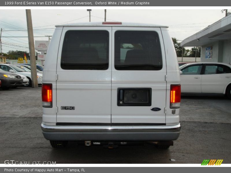 Oxford White / Medium Graphite 1999 Ford E Series Van E150 Passenger Conversion