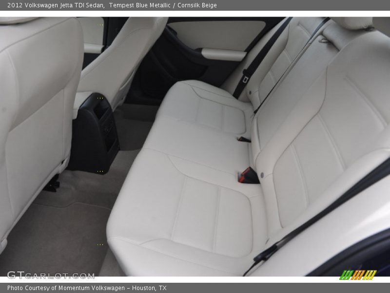 Tempest Blue Metallic / Cornsilk Beige 2012 Volkswagen Jetta TDI Sedan