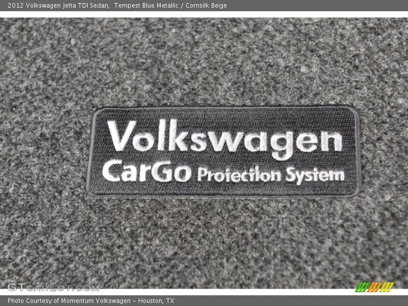 Tempest Blue Metallic / Cornsilk Beige 2012 Volkswagen Jetta TDI Sedan