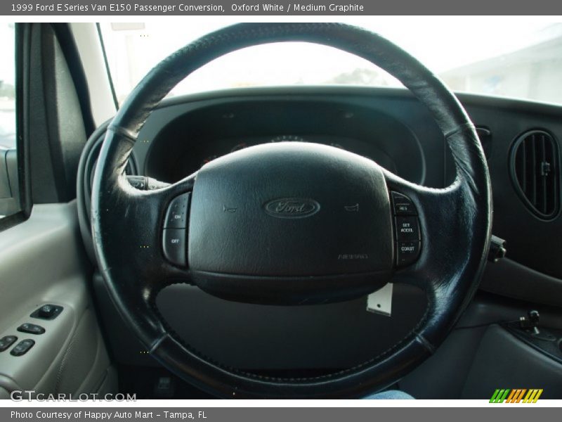 Oxford White / Medium Graphite 1999 Ford E Series Van E150 Passenger Conversion