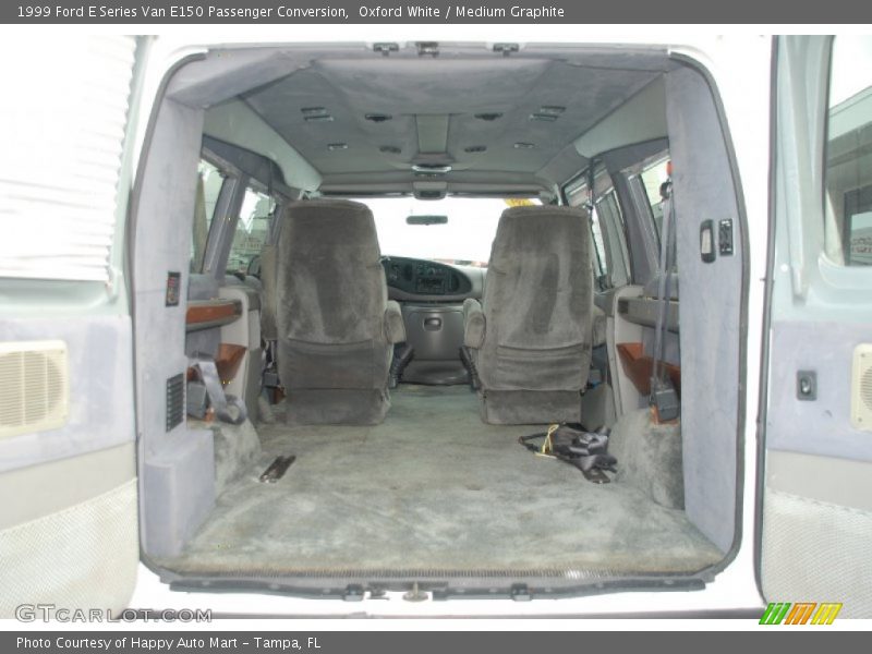 Oxford White / Medium Graphite 1999 Ford E Series Van E150 Passenger Conversion