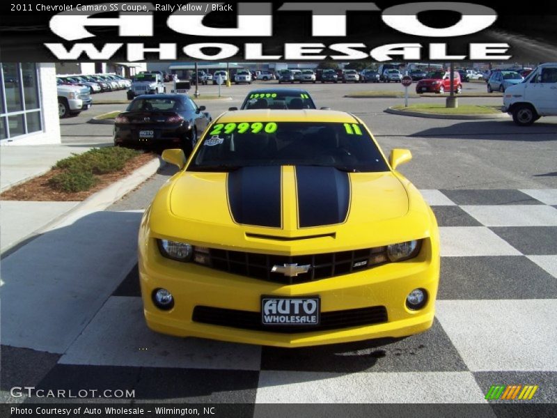 Rally Yellow / Black 2011 Chevrolet Camaro SS Coupe