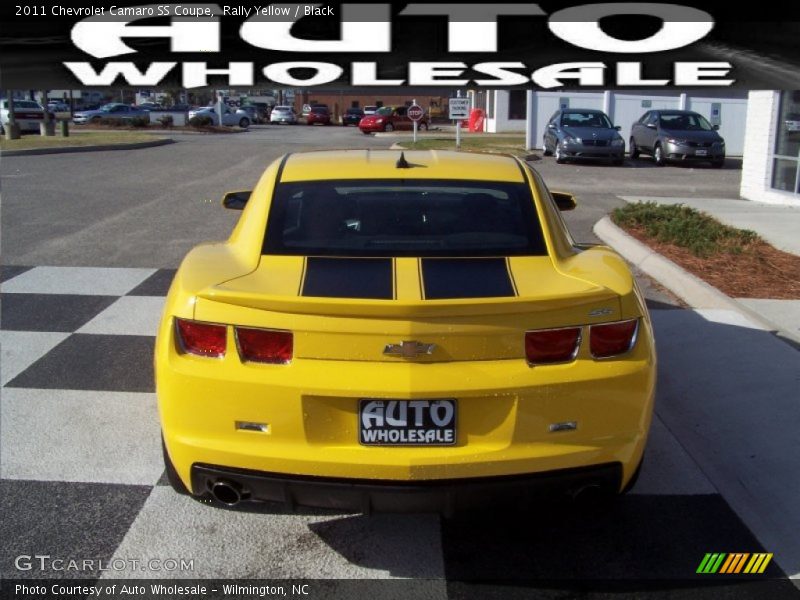 Rally Yellow / Black 2011 Chevrolet Camaro SS Coupe