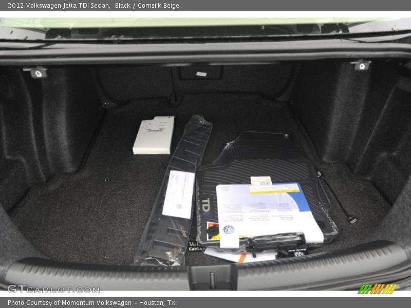 Black / Cornsilk Beige 2012 Volkswagen Jetta TDI Sedan