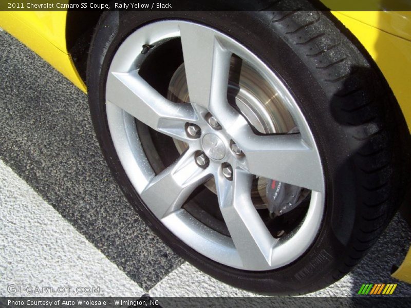 Rally Yellow / Black 2011 Chevrolet Camaro SS Coupe