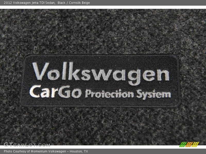 Black / Cornsilk Beige 2012 Volkswagen Jetta TDI Sedan