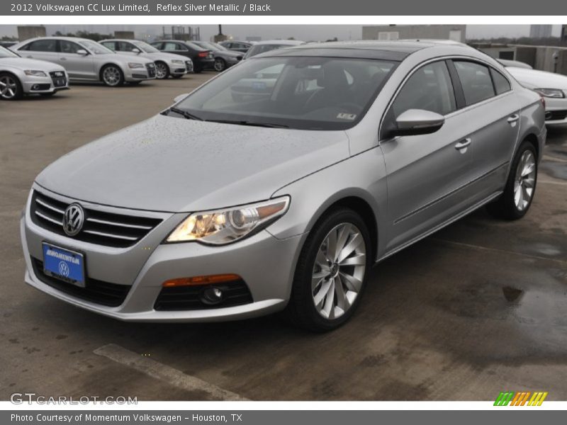 Reflex Silver Metallic / Black 2012 Volkswagen CC Lux Limited