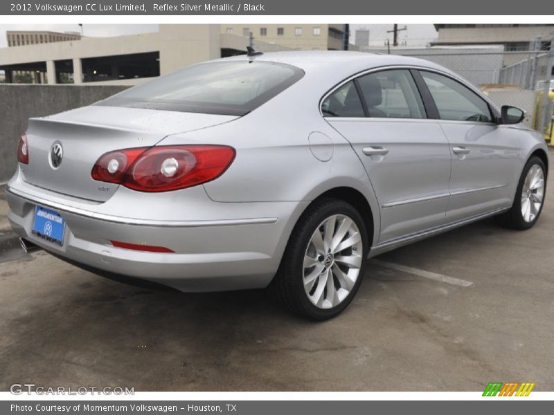 Reflex Silver Metallic / Black 2012 Volkswagen CC Lux Limited