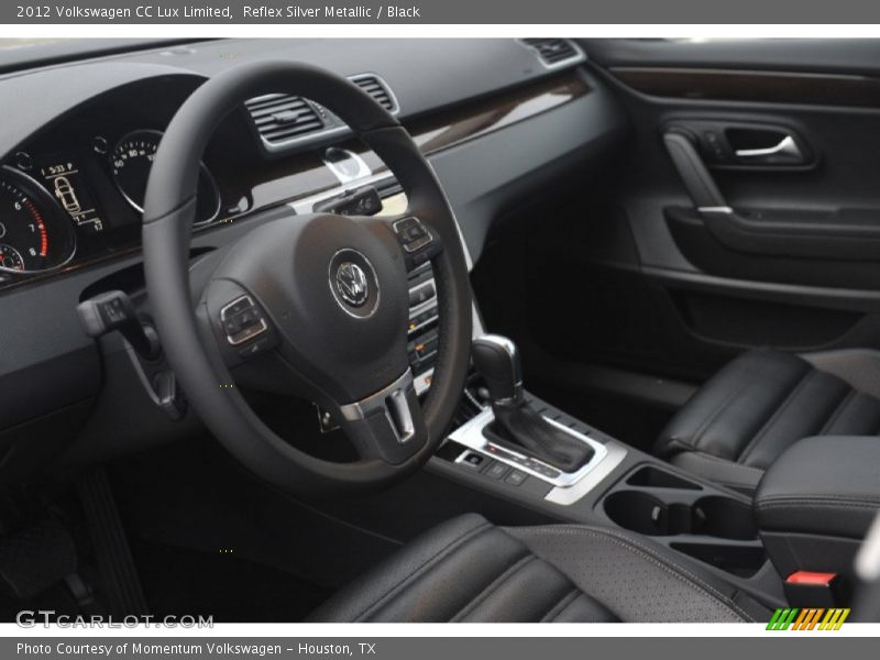 Reflex Silver Metallic / Black 2012 Volkswagen CC Lux Limited