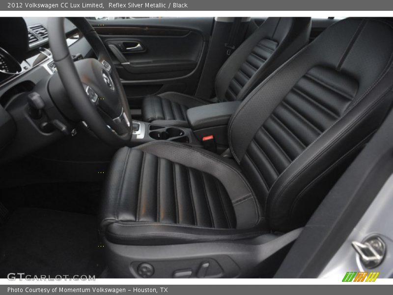 Reflex Silver Metallic / Black 2012 Volkswagen CC Lux Limited
