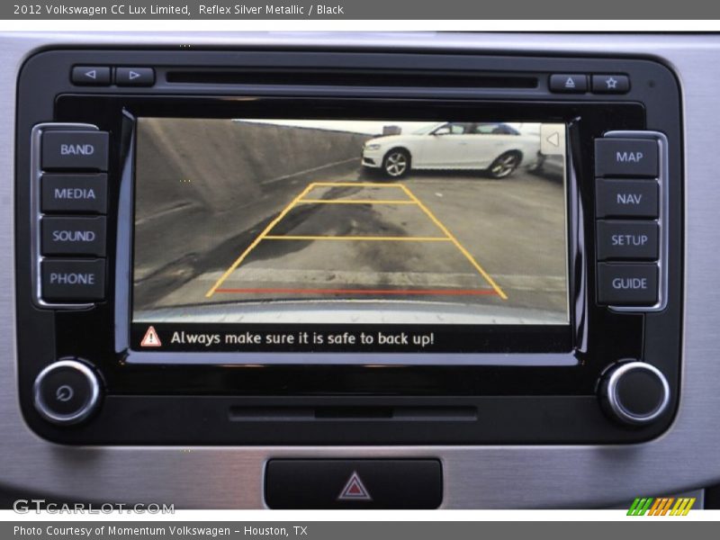 Reflex Silver Metallic / Black 2012 Volkswagen CC Lux Limited