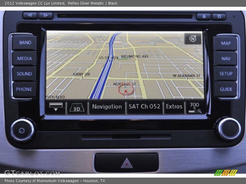 Reflex Silver Metallic / Black 2012 Volkswagen CC Lux Limited