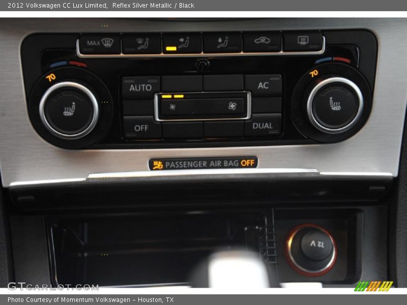 Reflex Silver Metallic / Black 2012 Volkswagen CC Lux Limited