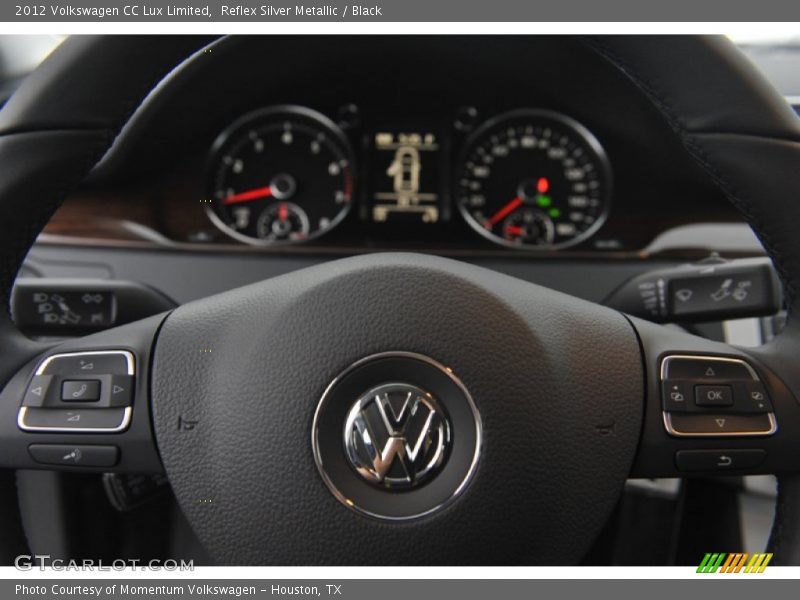 Reflex Silver Metallic / Black 2012 Volkswagen CC Lux Limited