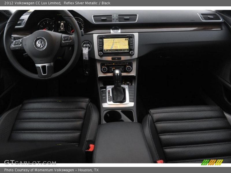 Reflex Silver Metallic / Black 2012 Volkswagen CC Lux Limited