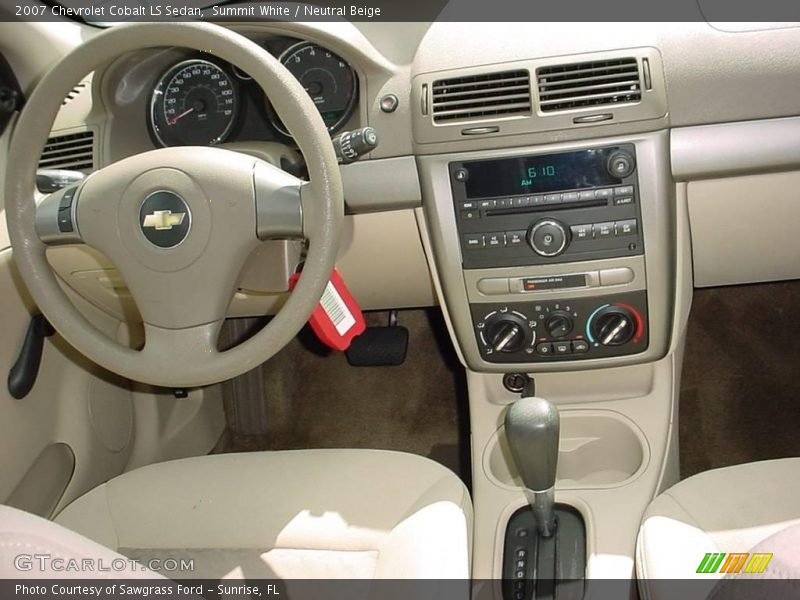 Summit White / Neutral Beige 2007 Chevrolet Cobalt LS Sedan