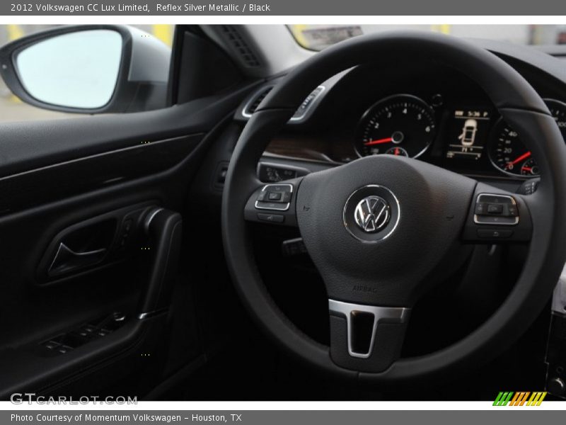 Reflex Silver Metallic / Black 2012 Volkswagen CC Lux Limited