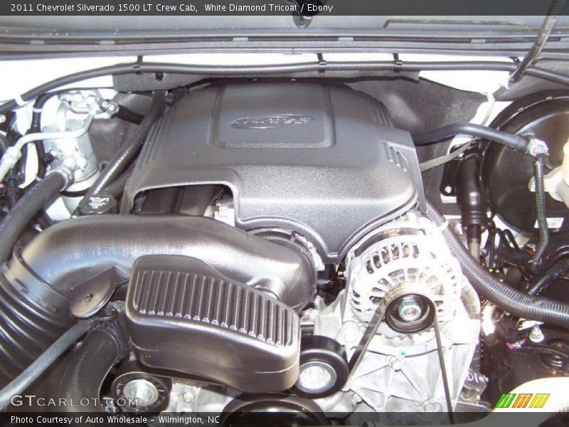 White Diamond Tricoat / Ebony 2011 Chevrolet Silverado 1500 LT Crew Cab