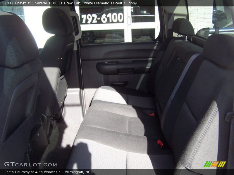 White Diamond Tricoat / Ebony 2011 Chevrolet Silverado 1500 LT Crew Cab