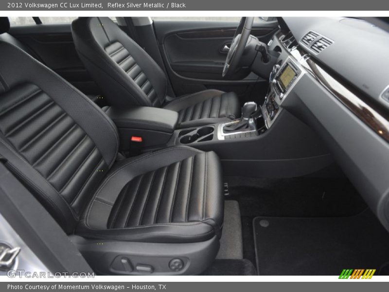 Reflex Silver Metallic / Black 2012 Volkswagen CC Lux Limited