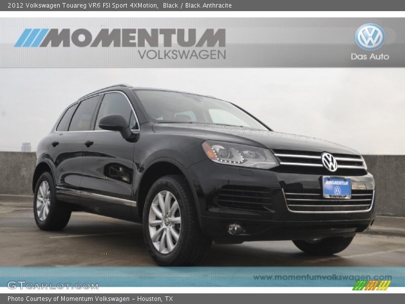 Black / Black Anthracite 2012 Volkswagen Touareg VR6 FSI Sport 4XMotion