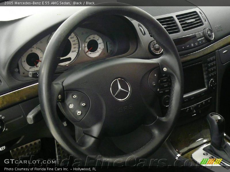 Black / Black 2005 Mercedes-Benz E 55 AMG Sedan