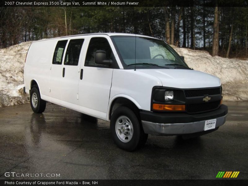 Summit White / Medium Pewter 2007 Chevrolet Express 3500 Cargo Van